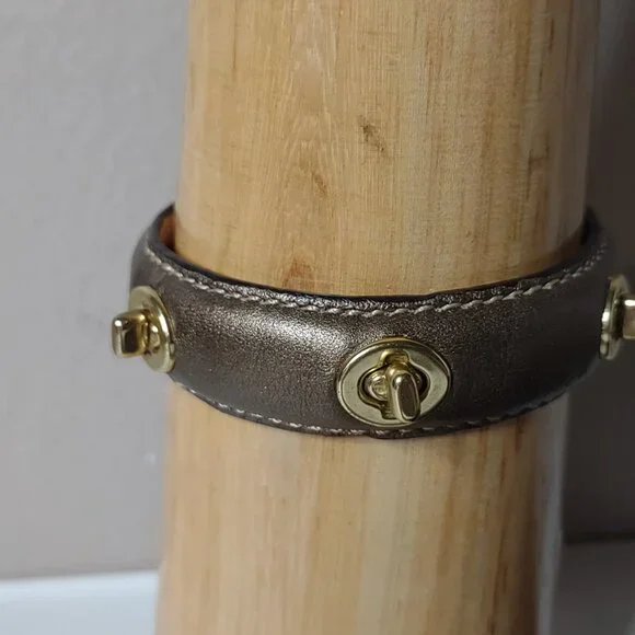7.75 Inch Coach Turnlock Bangle - Picture 5 of 11